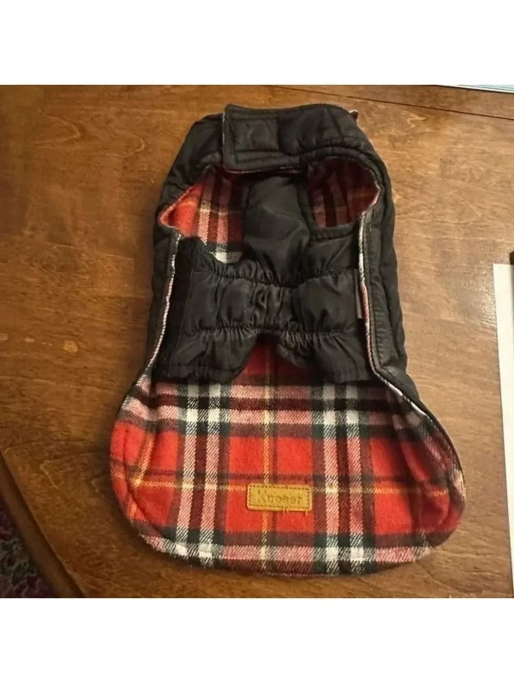 Kuoser Reversible Dog Flannel Sz S